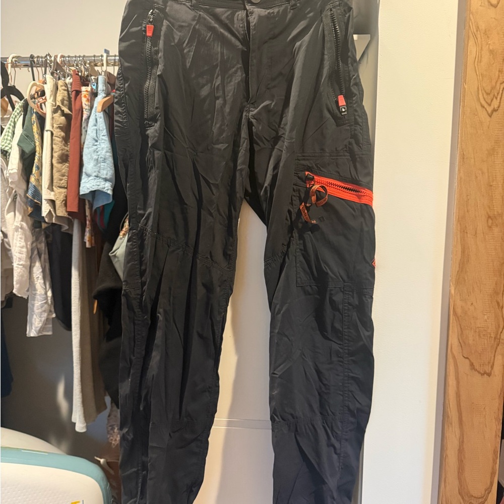 Outdoor Research Black and Orange Cargo Pants